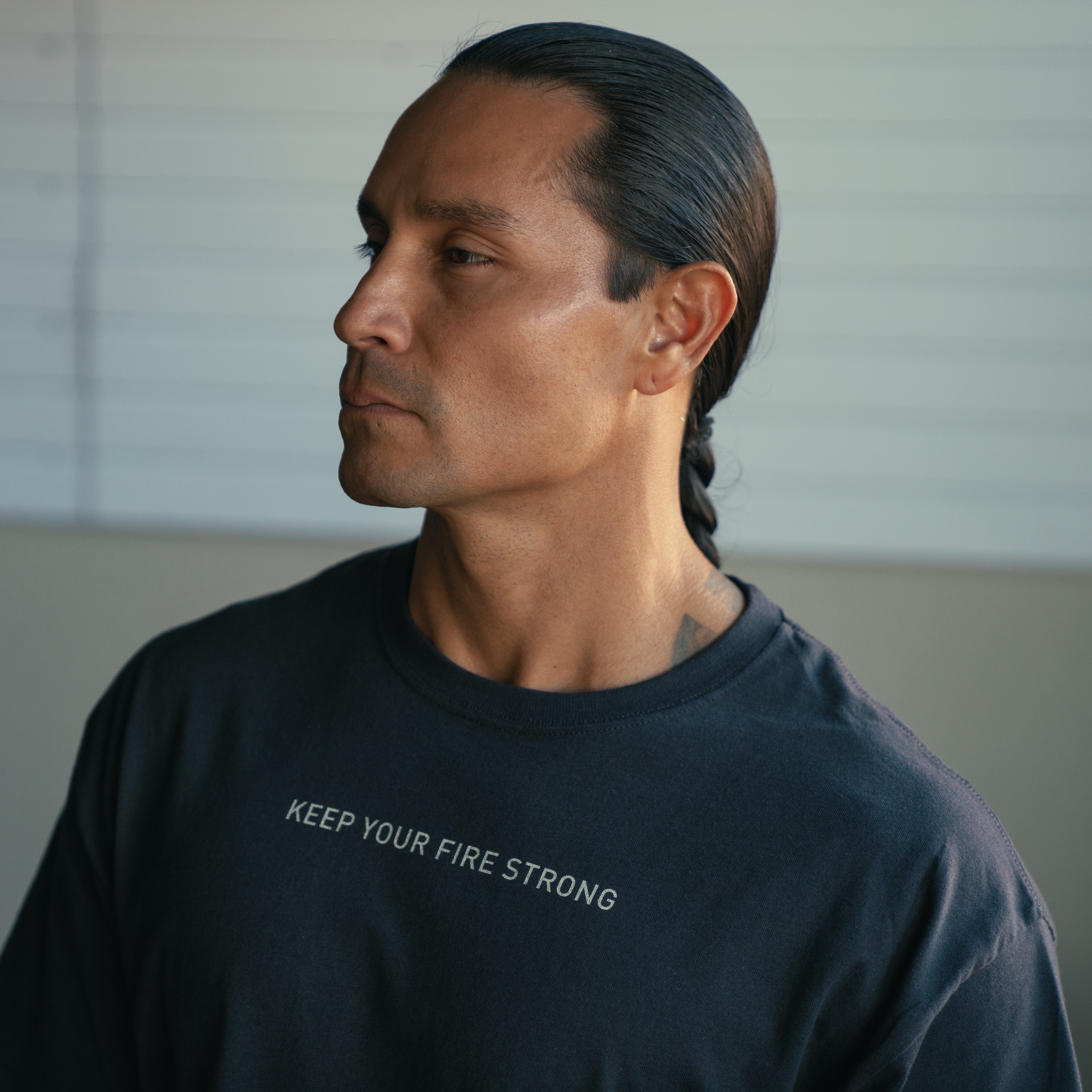 Unisex Oversized Boxy Tee - KEEP YOUR FIRE STRONG