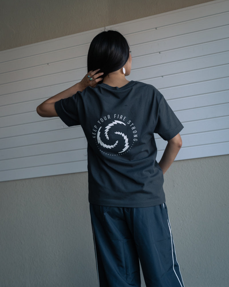 KEEP YOUR FIRE STRONG "Staple T" Unisex Oversized Boxy Tee