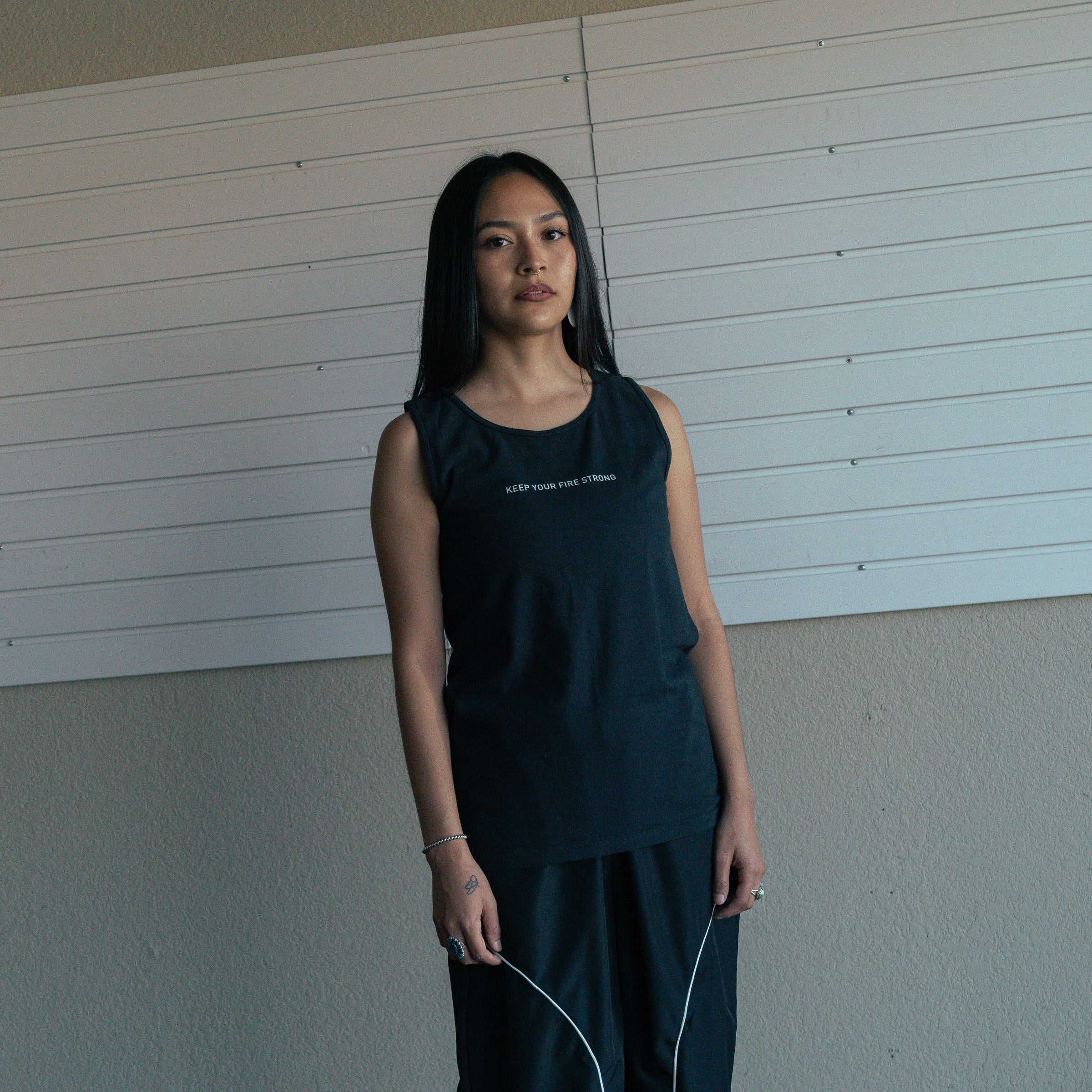 KEEP YOUR FIRE STRONG Staple Tank