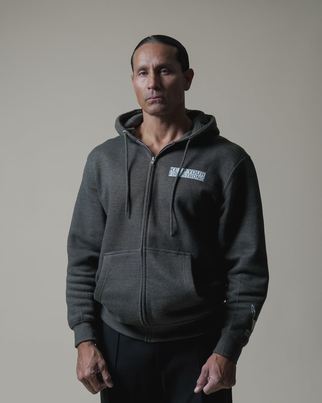 Keep Your Fire Strong Zip Hoodie