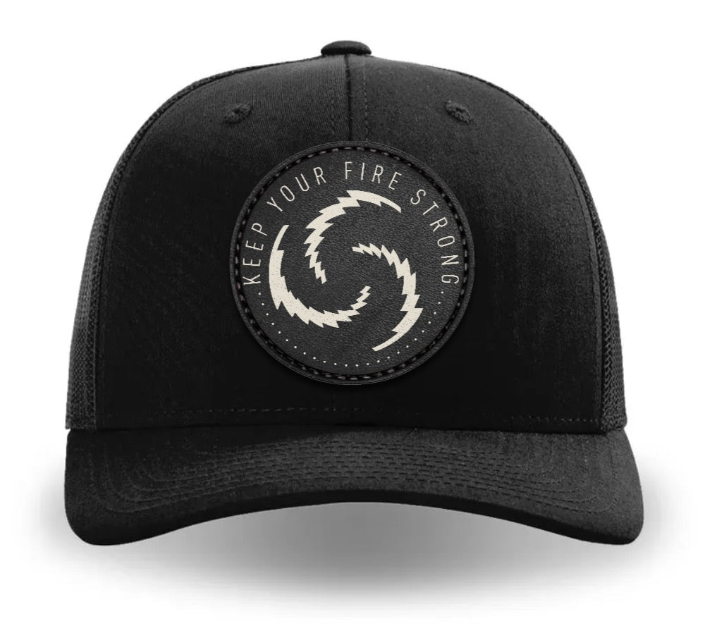 KEEP YOUR FIRE STRONG Snapback - Black